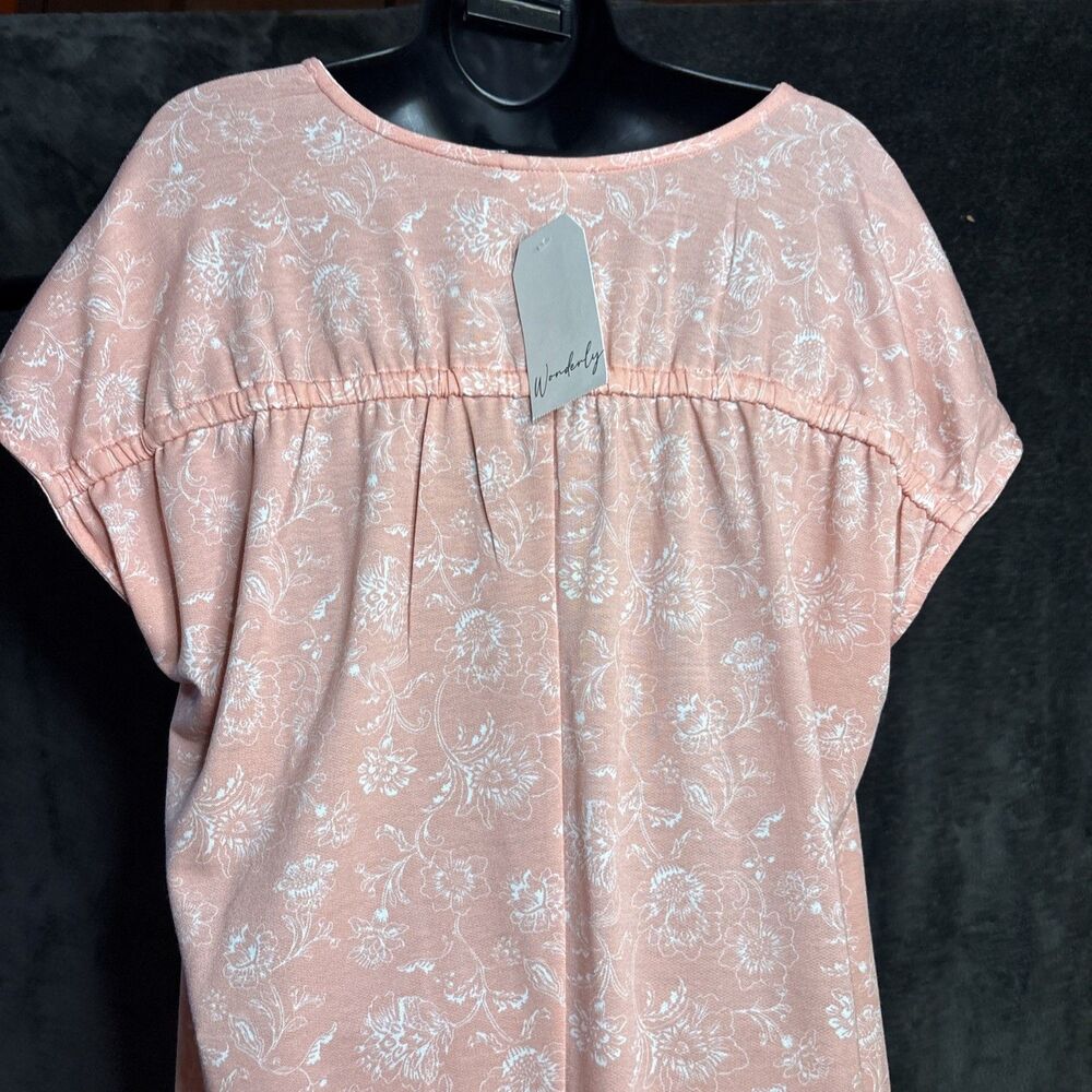 Wonderly Women's XL Pale Peack Babydoll Blouse NWT - Picture 7 of 13